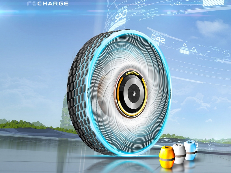 Goodyear představil samoregenerační pneumatiku